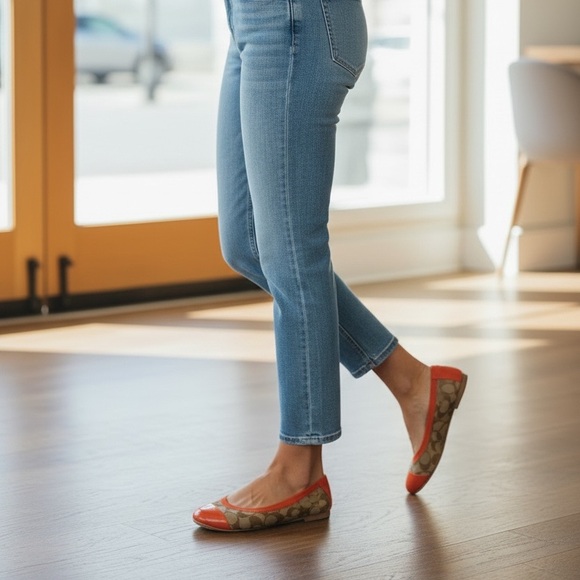 Coach Wanda Signature Flats Shoes 9.5B - Picture 15 of 15